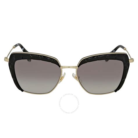 Miu Miu Grey Gradient Butterfly Sunglasses MU52QS 